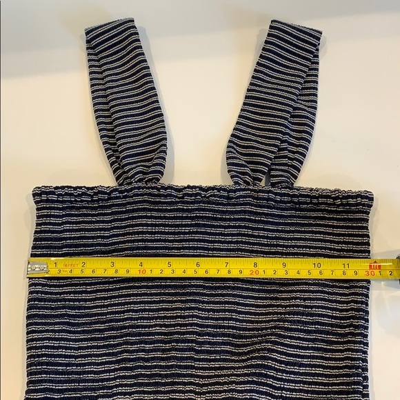 NWT Madewell Texture & Thread Smocked Peplum Tank - Picture 8 of 11